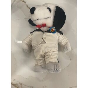 Vintage Snoopy Plush Stuffed Applause Tags Disco Dance Suit Outfit Pin‎ Travolta
